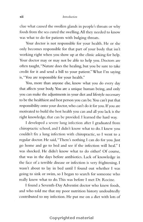 Click Here To See the NEXT image ( 6 ) (Dr.Jensens Guide To Body Chemistry and Nutrition <br>Excerpt 24 pages - begining of the book - Copyright  Dr. Bernard Jensen) 