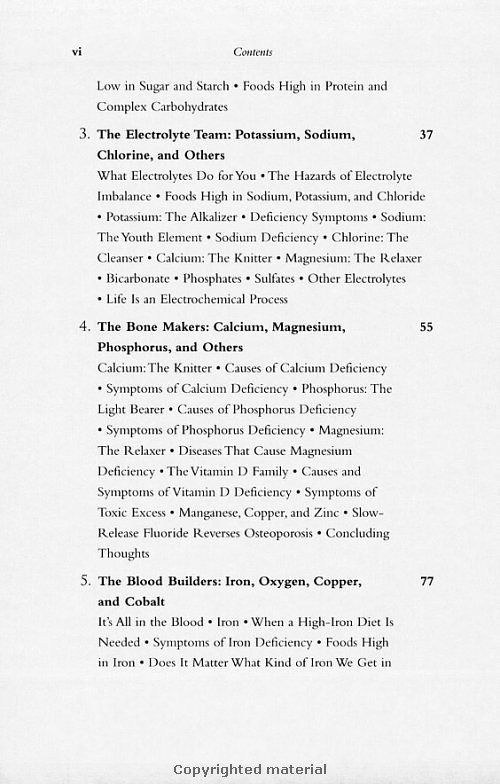 Click Here To See the NEXT image ( 10 ) (Dr.Jensens Guide To Body Chemistry and Nutrition <br>Excerpt 24 pages - begining of the book - Copyright  Dr. Bernard Jensen) 