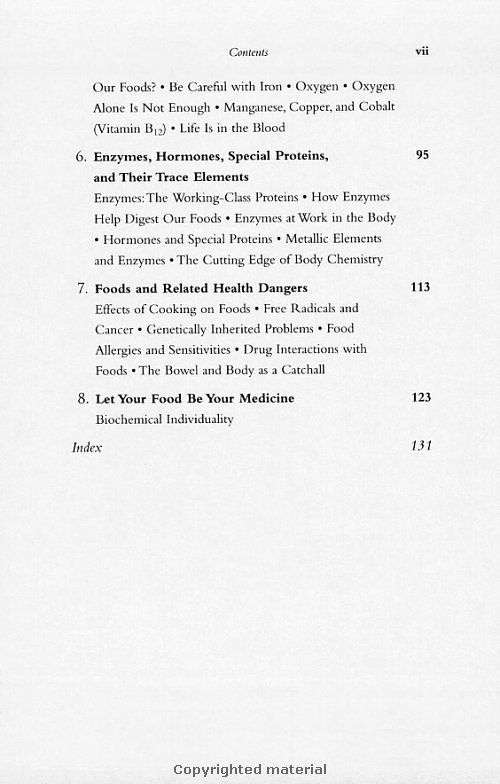 Click Here To See the NEXT image ( 11 ) (Dr.Jensens Guide To Body Chemistry and Nutrition <br>Excerpt 24 pages - begining of the book - Copyright  Dr. Bernard Jensen) 