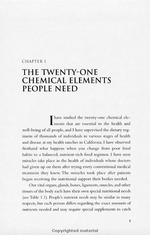 Click Here To See the NEXT image ( 12 ) (Dr.Jensens Guide To Body Chemistry and Nutrition <br>Excerpt 24 pages - begining of the book - Copyright  Dr. Bernard Jensen) 