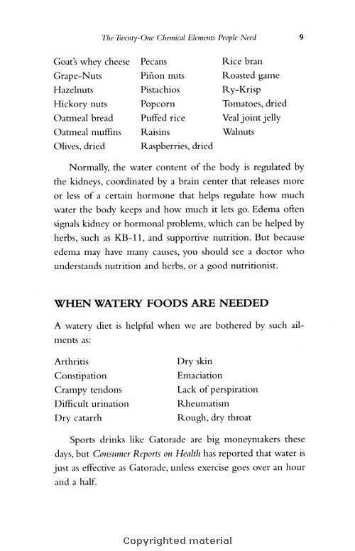 Click Here To See the NEXT image ( 20 ) (Dr.Jensens Guide To Body Chemistry and Nutrition <br>Excerpt 24 pages - begining of the book - Copyright  Dr. Bernard Jensen) 