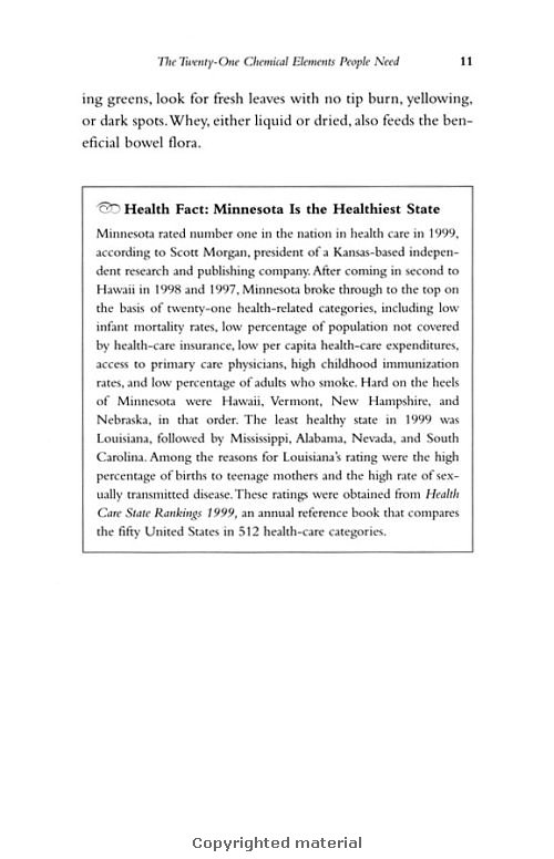 Click Here To See the NEXT image ( 22 ) (Dr.Jensens Guide To Body Chemistry and Nutrition <br>Excerpt 24 pages - begining of the book - Copyright  Dr. Bernard Jensen) 