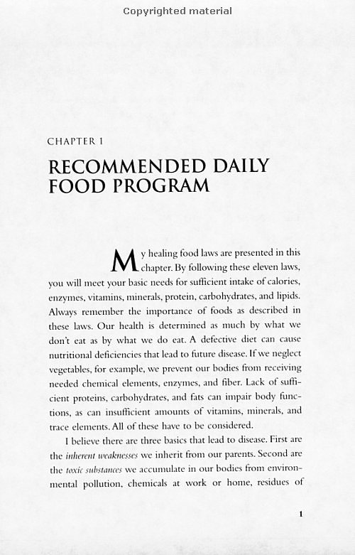 Click Here To See the NEXT image ( 7 ) (Dr.Jensens Nutrition Handbook <br>Excerpt 20 pages - begining of the book - Copyright  Dr. Bernard Jensen) 