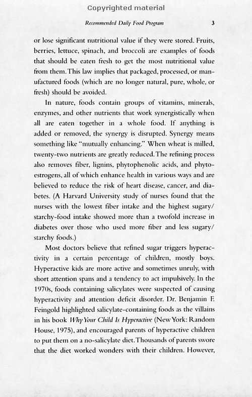 Click Here To See the NEXT image ( 9 ) (Dr.Jensens Nutrition Handbook <br>Excerpt 20 pages - begining of the book - Copyright  Dr. Bernard Jensen) 