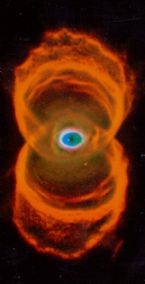 Hourglass Nebula dying st