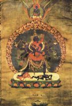 Chakrasamvara Vajravarahi Yab Yum thangak ... (Click to enlarge)