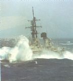 Destroyer in Heavy Weather