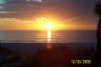 Winter sunset on the Gulf of Mexico