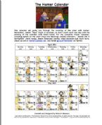 HOMER Calendar pdf