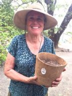 Katrina Frey planting biodynamic ag med