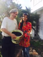 Leslie and Shamini planting dreams