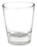 clear shot glass ... (Click to enlarge)