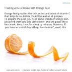 Treating Acne at Home with Orange Peel