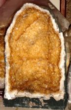 citrine geode cave