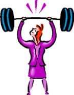 woman weightlifter