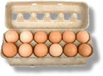 organic eggs ... (Click to enlarge)