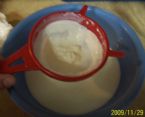 Kefir straining