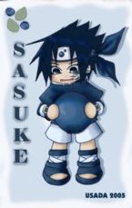 Chibi Fruit Ninja Sasuke by Red Priest Usada