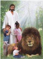 god lamb & lion