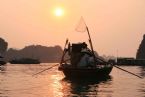 Sunset over Halong Bay 1