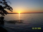 Sunset on South Georgia Lake