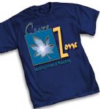 curezone t shirt blue