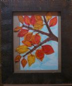 Eco Art Fall Leaves Framed