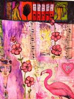 Eco Art Pink on Pink Collage by LFIRE 2020cz