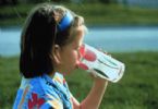 girl drinking