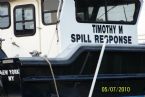 Gulf spill boat