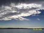 Clouds over Georgia lake