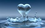 Heart waterdrop