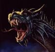 Dragon dark background