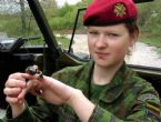 Lithuanian woman soldier