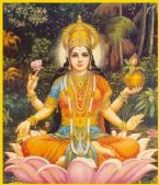 Wealth Goddess Laxmi Photo ... (Click to enlarge)