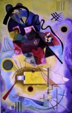 kandinsky yellow red and blue