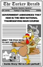 thanksgiving funny turkey porked ... (Click to enlarge)