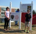 Hubbard playground sign