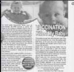 Vaccination Killed My Baby