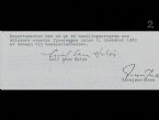 1983 Letter from Torbjorn Nork and Lef Arne Heloe