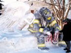 Ice Sculpture, Fireman of New York