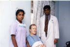 Dr Vijay C Bose with hipResurfacing patient ... (Click to enlarge)