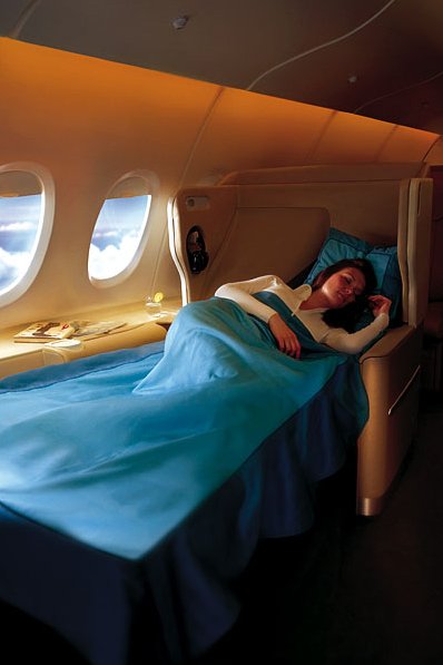 Airbus A380 First Class beds On CureZone Image Gallery