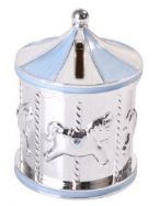 MONEY BOX BABY CAROUSEL BLUE