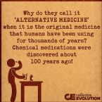 Why do they call it Alternative Medicine