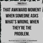 Awkward moment