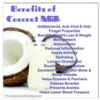 Coconut milk benefits