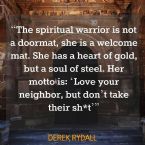 The spiritual warrior ... (Click to enlarge)