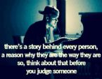 There si a story behind every person