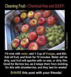 Wash your fruit